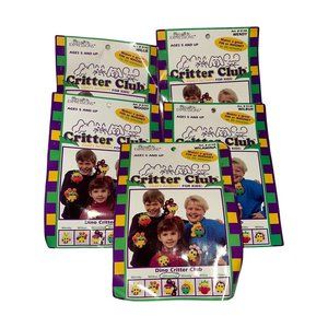 NIP Creative Expressions Critter Club for Kids Craft Activity Set 5 Characters